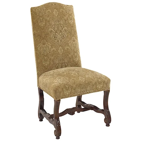 Luxemberg Overscaled Carved Side Chair